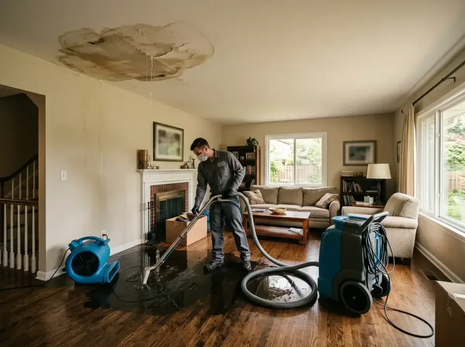 attic-pipe-burst-ceiling-drip-008 — frequently asked questions, Water Damage Restoration & Carpet Care in Englewood, FL